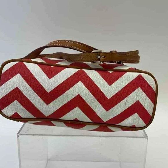 Dooney & Bourke Designer pink red /White Cross Body Bag Purse Crossbody Handbag - Picture 5 of 6